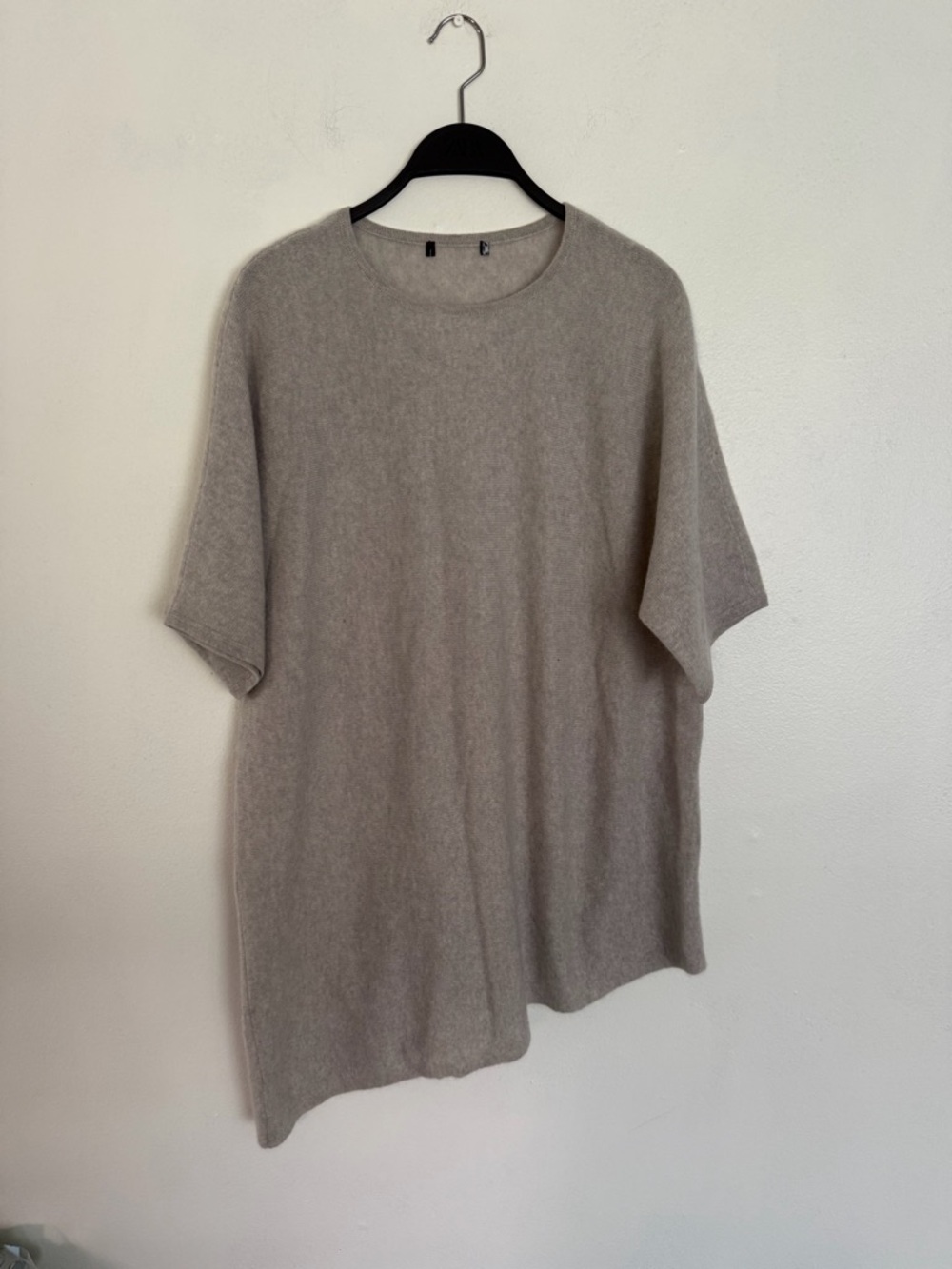 Women's Short-Sleeve Crewneck Sweater - Taupe